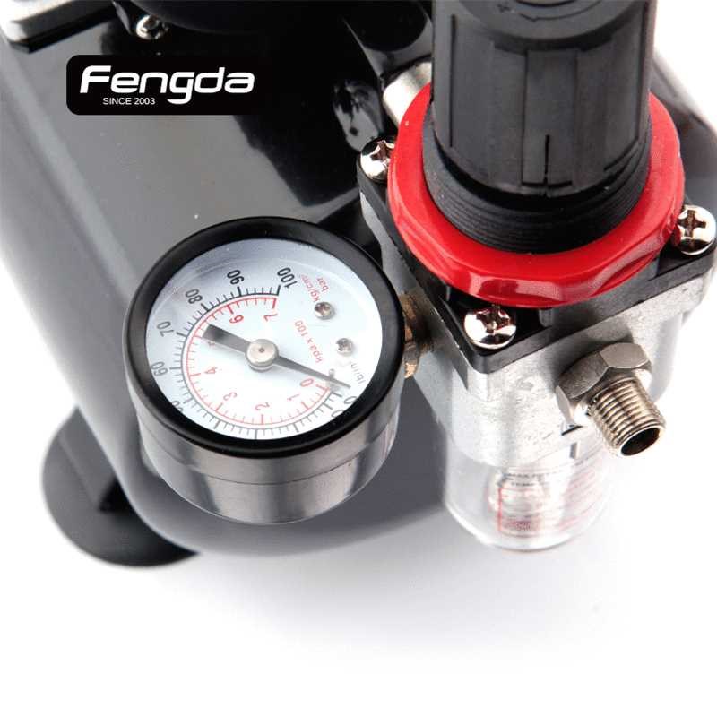 定制AS-186空m压机 静音无油小型家用牙科迷你纹身喷绘喷漆空压机