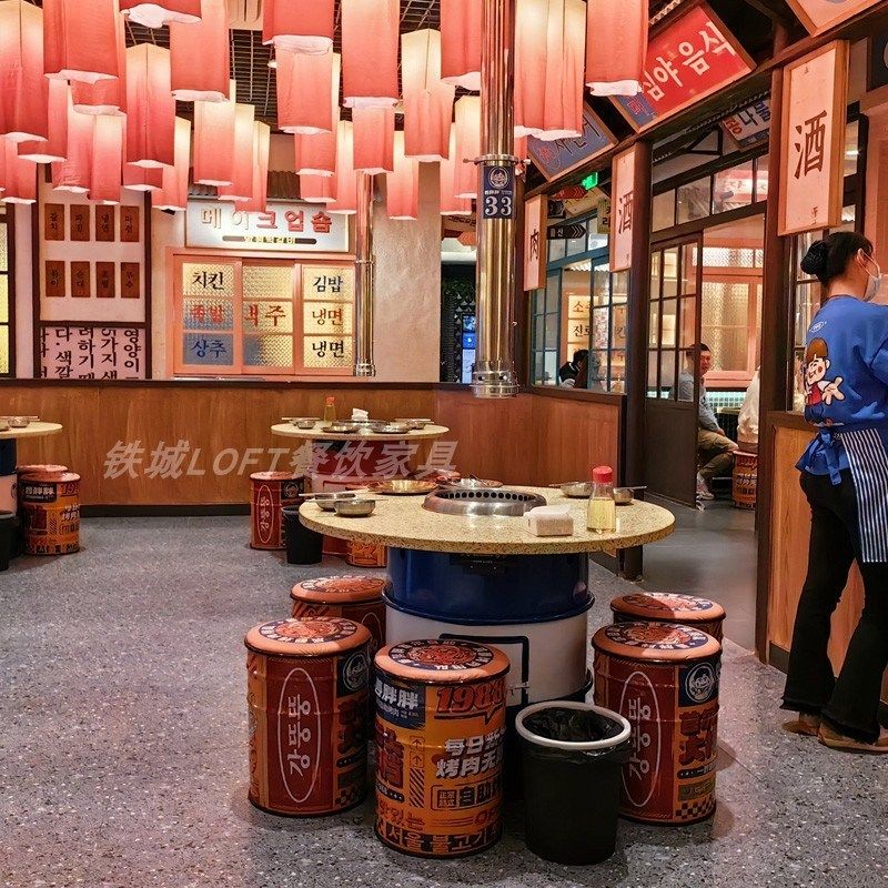 姜胖胖韩式无烟烤肉桌子商用石英石火锅桌电烤碳T烤上.排烤肉店桌,商业/办公家具,烤肉桌,淘宝优惠券,粉丝福利购,淘宝优惠卷