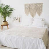 编织挂毯手工北欧波西o米亚装 绳 饰客厅背景ins卧室房间壁挂墙新款