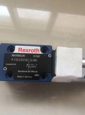 Rexroth力士乐M-4SEW6D37/6x30MG24N9K4/V球阀6D3X 6D36苏州天凌