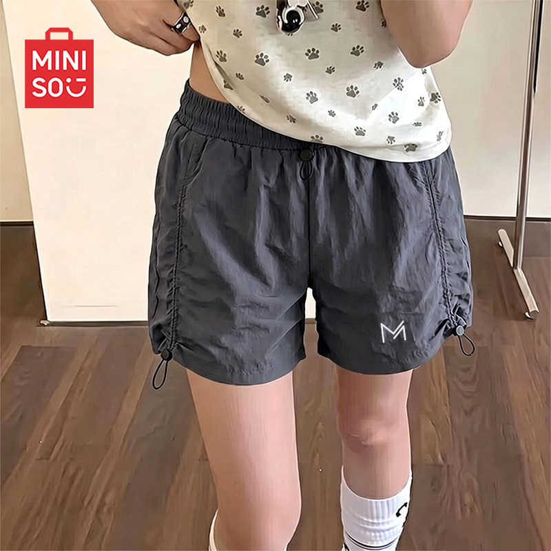 MINISO/名创优品工装短裤女夏薄款2026新款防晒五分裤速干运动裤J