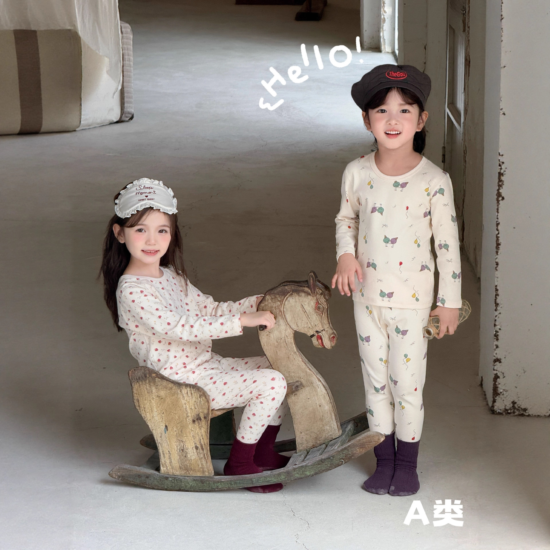 25新款秋冬无骨秋衣秋裤儿童A类纯棉睡衣儿童家居服套装