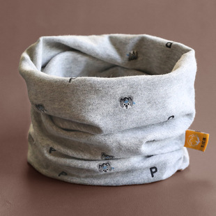 儿童围脖男纯棉秋冬加厚婴儿防风保暖围巾小孩可爱冬季女宝宝脖套