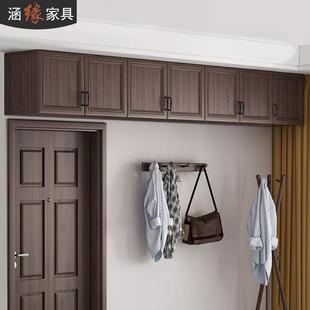 201 卧室吊柜墙壁柜现代简约衣柜顶部收纳柜顶柜上墙置物柜子7DG