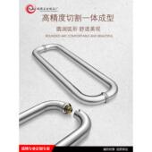 极简淋浴房钢化玻璃地弹门拉手不锈钢绣大门大拉把推拉门把手定制
