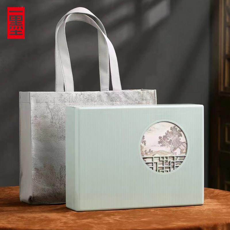 200g茶饼包装357克寿眉普洱福鼎白茶饼收纳盒空礼盒高档通用定制