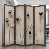 屏风隔断客厅折叠移动简约现代中式 覆古办公室隔断墙卧室遮挡家用