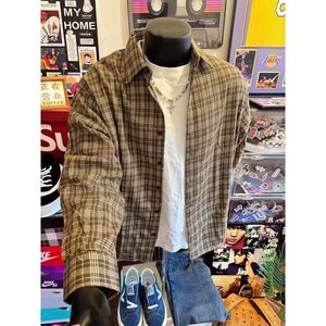 长袖衬衫日系港风宽松衬衣男潮流百搭休闲外套513ACS2161P35图片