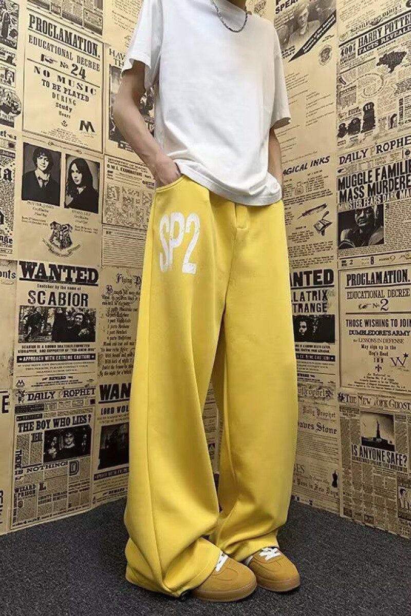 新款宽松休闲裤男韩版潮流百搭阔腿拖地长裤513ACK2101P45,男装休闲裤,星座513A