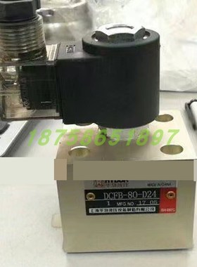 电磁插装阀 截止阀 DCFB-80-A220 DCFB-80-D24 上海U华岛液压 OCF