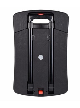 捷诺立N4d3695 平板车小推车折叠轻便拖车 橙色升级TPR橡胶轮载重