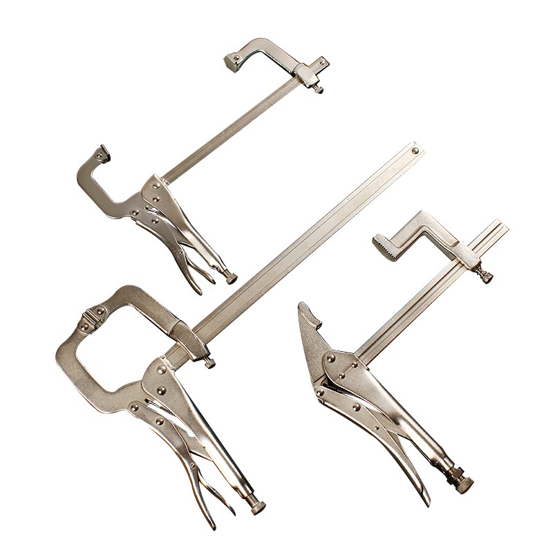 夹持大力钳固定木工夹具r万用焊接C型快速夹F夹可调节滑竿大力夹