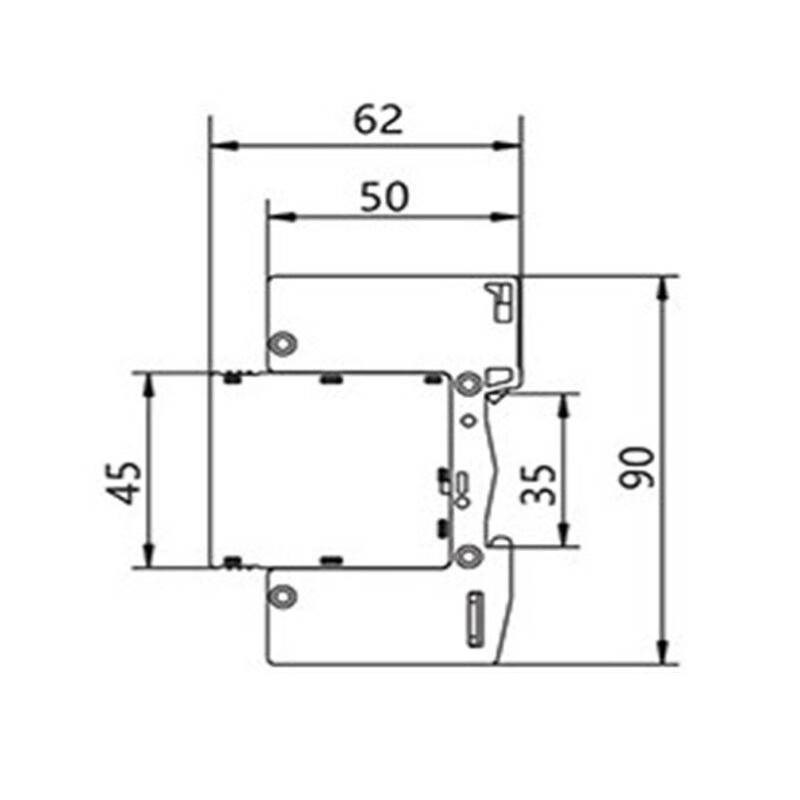 人民电器防雷保护器二相雷击电涌保护器2PERDU5电涌避雷开关20/40