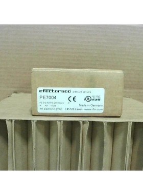 IFM PE7004 压力传感器 带显示屏 /E PE-010-RDR14R-QFRKG/US/ -