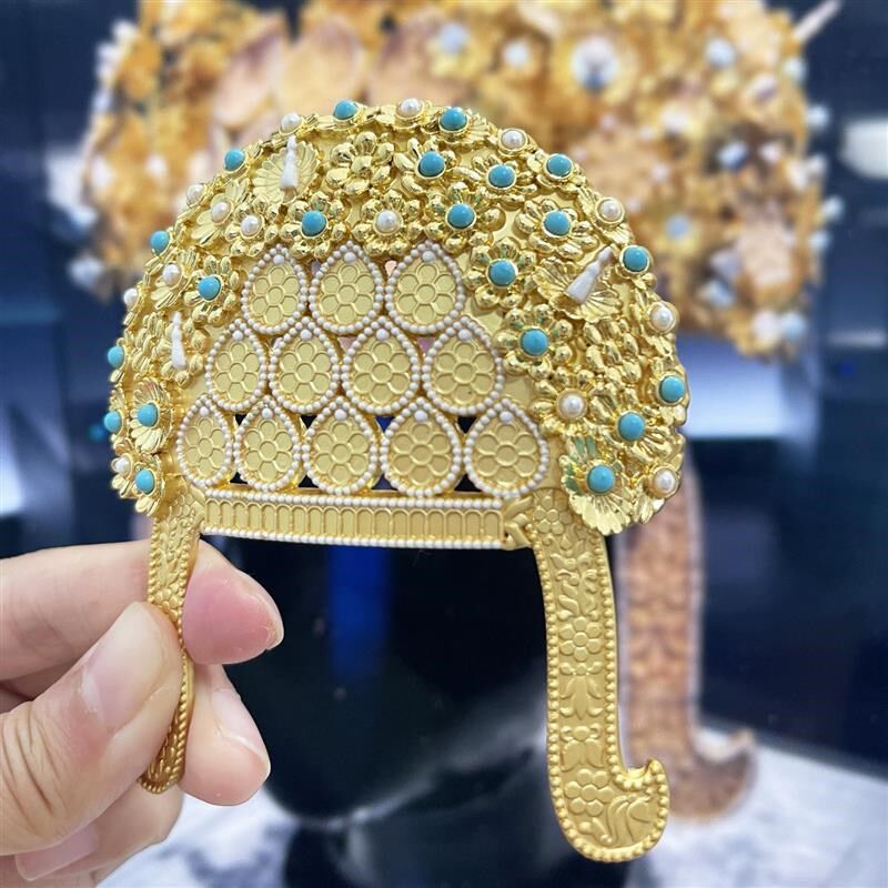 隋炀帝陵遗址博物馆萧q皇后冠AR冰箱贴扬州凤冠旅游纪念品文创礼