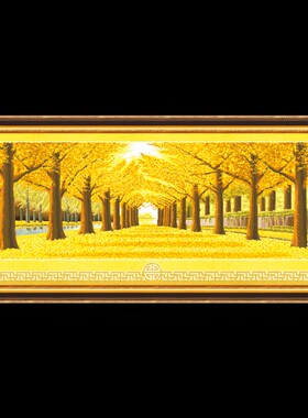 i9at印花线绣十字绣满地大2024年新L款风景新品客厅图家用棉线