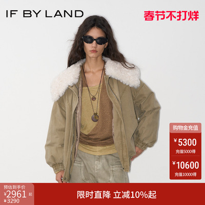 IFBYLAND羽绒外套上衣卡其色