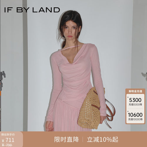 IFBYLAND垂坠荡褶系列T恤