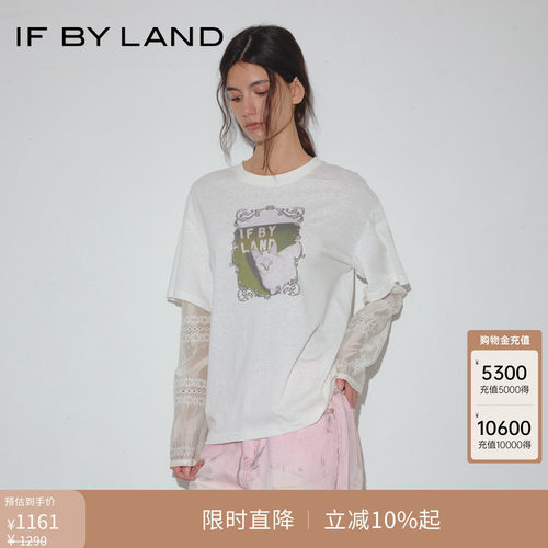 IFBYLAND薄荷猫咪系列T恤