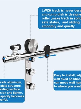 Gifsin 4-9.6FkT Round -Shaped Silver Stainless Steel Puerta