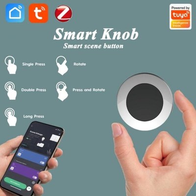 Zigbee Wireless Switch Butwton Controller Smart Knob Automat