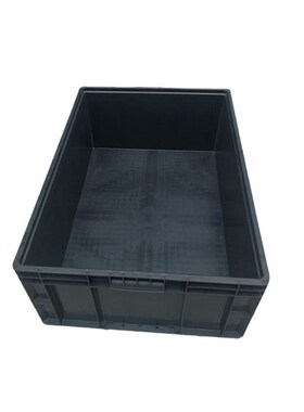 PA箱汽a车零件箱塑料周转箱EU8628物流箱800*600*280防静电箱