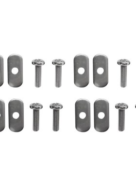 8 X Stainless Steelp Kayak Rail Screws And Nuts For Kayaks C