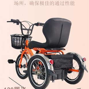 新款脚蹬b两用电动三轮车老年助力代步车老人脚踩轻便成人助力单