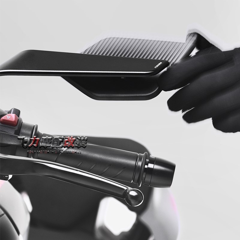 适用于雅马哈 XSR700 XSR900  改装刀L锋定风翼后视镜 CNC铝合金