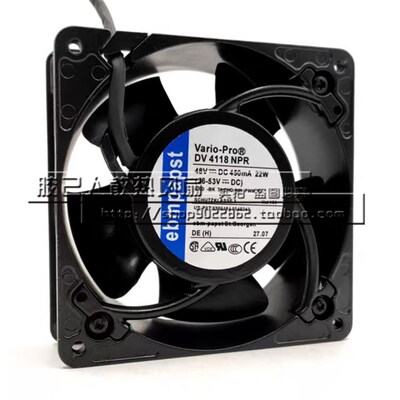 DC48V DV 4118 NPR 德国1y2038 22W 450mA 林德叉车 散热风扇