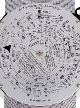 CYA  c金属领航计算尺 E6B-L航空飞行尺 军事飞行计算尺
