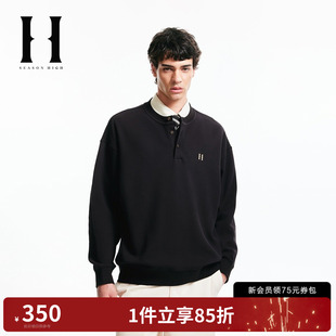 男装 卫衣华夫格S25333018 HIGH秋季 SEASON