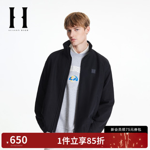 SEASON 男装 夹克略宽松立领双开合拉链外套时尚 S26121010 HIGH春季