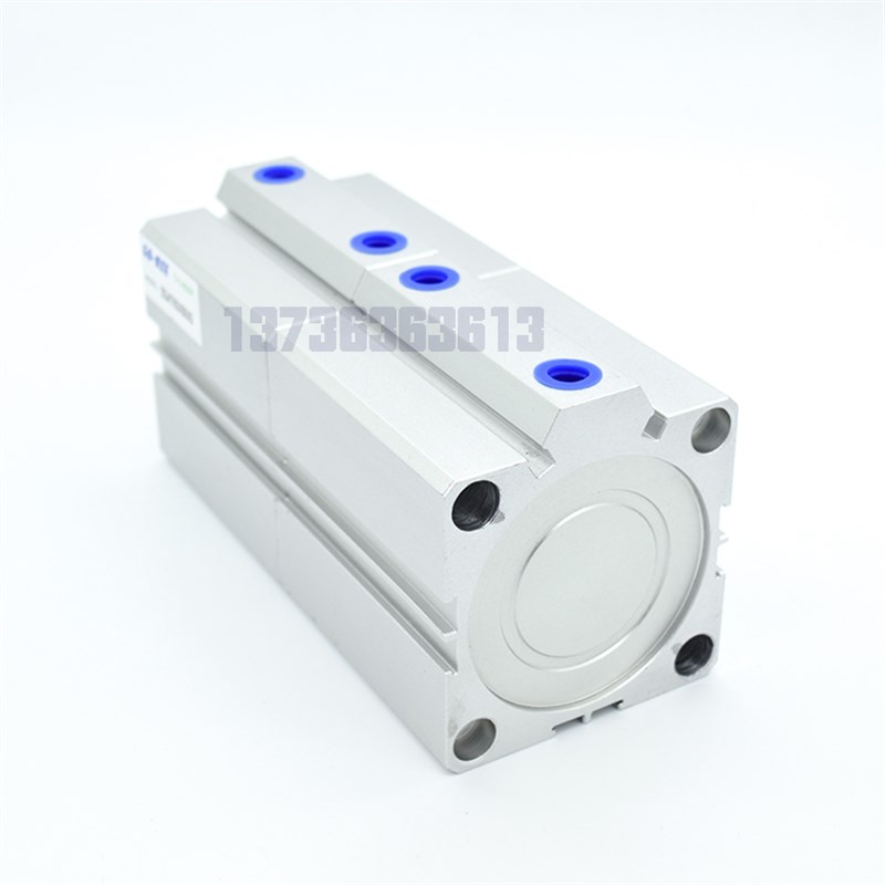 新款SDAT薄型倍力增压气缸多v位置双行程气缸32/40/50/63/80现