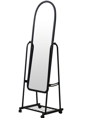 极速Fuall Length Mirror with wheels Frame Hanging /Standing