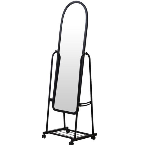 极速Fuall Length Mirror with wheels Frame Hanging /Standing