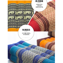 偏硬枕头不塌陷泰国木棉颈枕座椅沙发扶手靠枕P垫子长条抱枕护颈