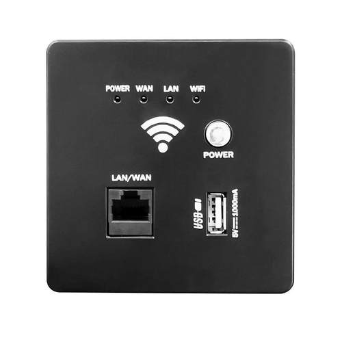 86型无线路由h器wifi插座墙壁面板ap式智能嵌入酒店家用usb入墙ac