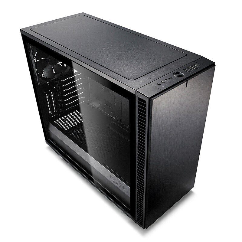 分形工艺(Fractal Design)Define S2 M全黑化 钢化玻璃侧板 支持A