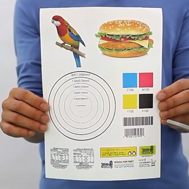 不干胶A4 韩国标签纸无光白色防水PP激光打印 CL22R2MP 100张A4