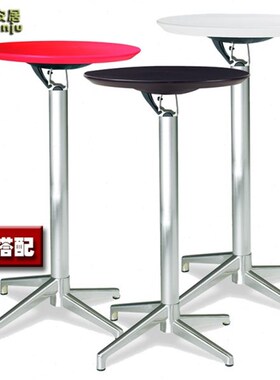 北欧现代户外折叠酒吧高脚鸡尾酒桌吧台桌防L水塑料台c76包邮现货