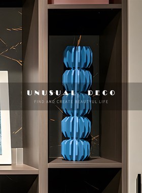 UNUSUAL 简约现代创意折纸工艺品样板L间书房客厅电视柜饰品摆件