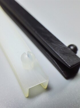 cg-250塑料plcb导槽线路板板卡槽pc板导槽电路板固定条黑白色