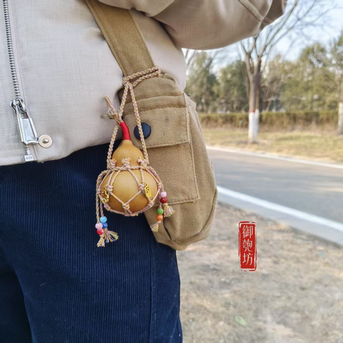 天然网兜葫芦汽车挂件