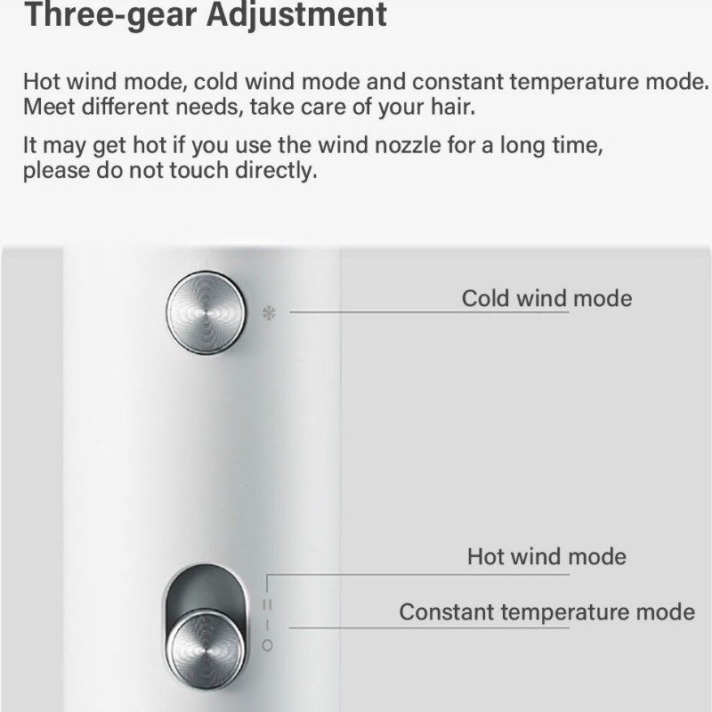 Original Xiaomi mijia zhibai hair dryer PortablSe Anion HL3