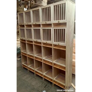 信鸽巢箱巢箱鸽具鸽笼鸽子赛鸽赛飞实L木巢箱公棚组合麦太保