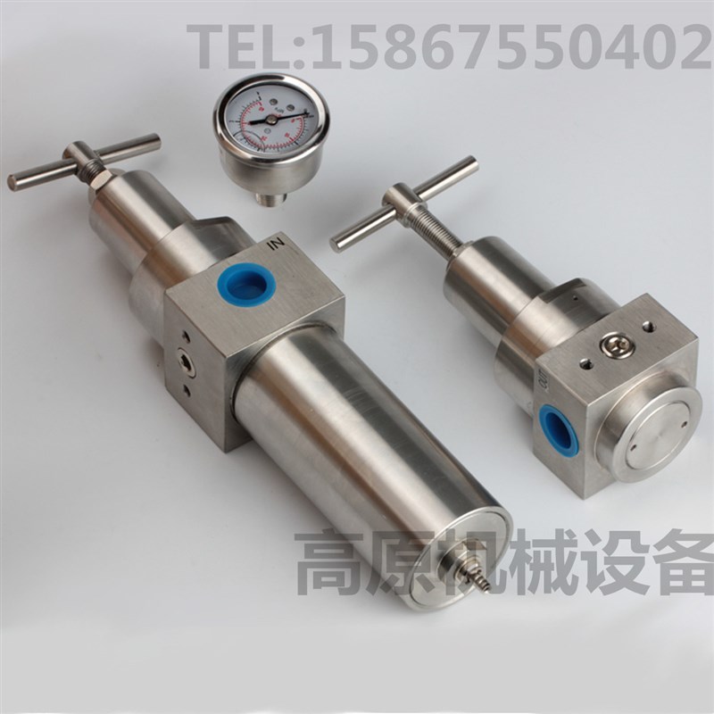 316不锈钢减压压阀空p压机油水分离器气动三联件 气源处理器调压