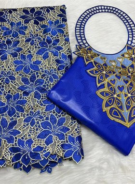 非洲镂空刺绣民族f服饰 African bazin riche 巴赞三件套2.5Y+2.5