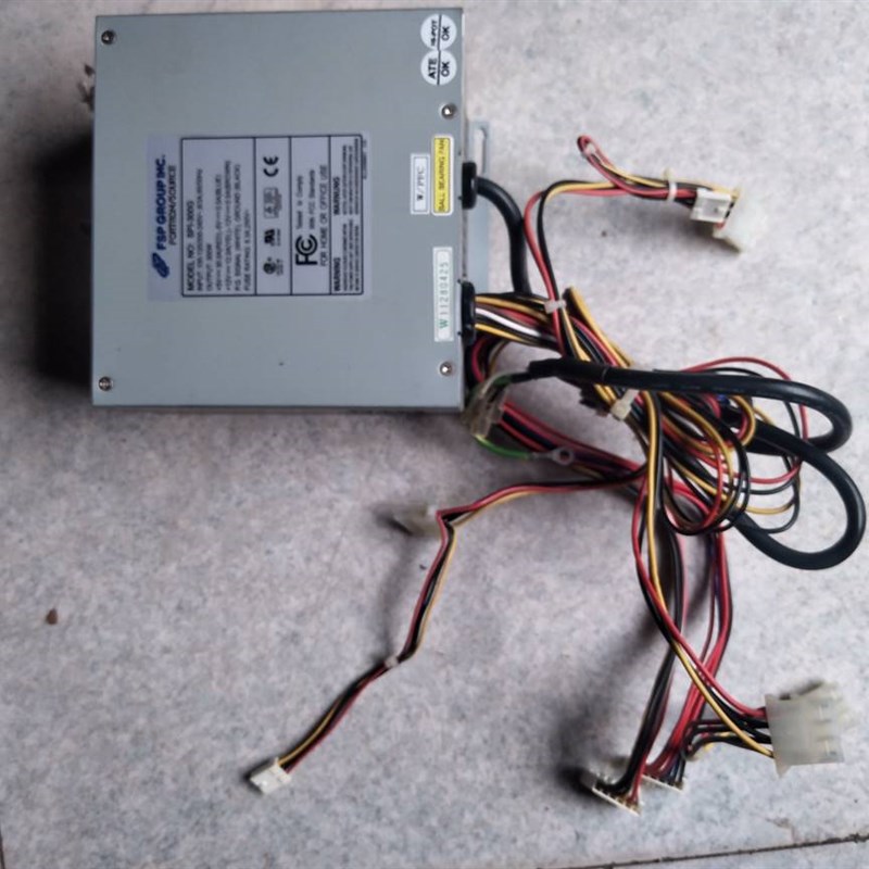 0艾雷斯PS300AT工-控机AtT电源PS-7271 SPI30G AT工控机电源