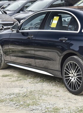 适用奔驰22-25款Cn级车身饰条C200L下裙亮条C260L门槛电镀W206侧